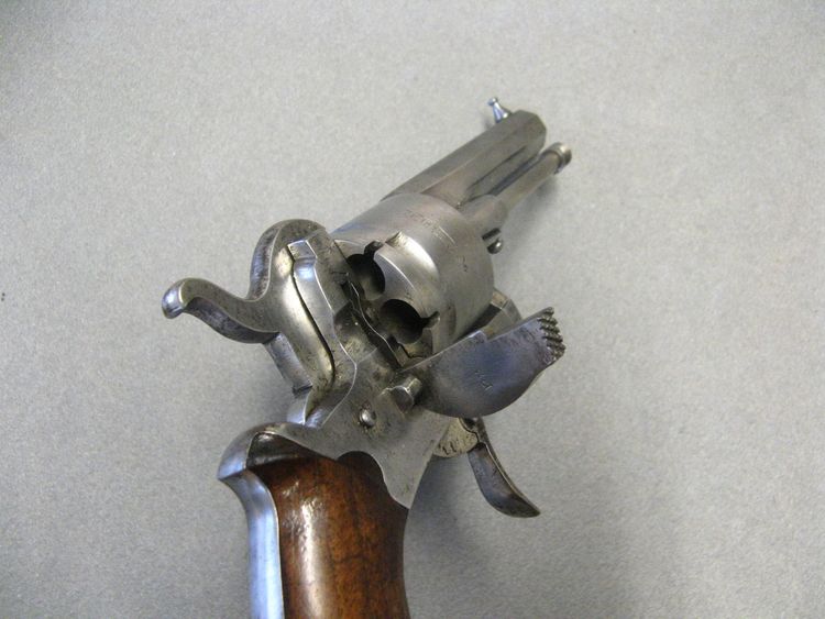 9mm Pinfire Revolver The American Guardian 1875. 