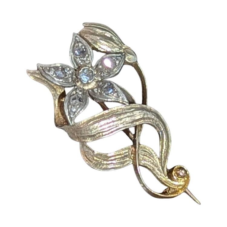 Rare Broche Ancienne Vintage Française - Métal - Occasion