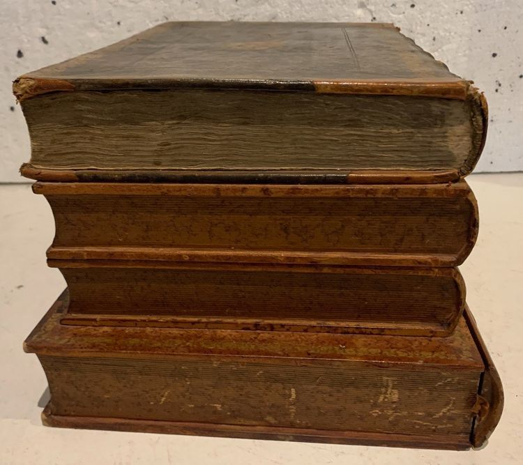 Liquor cellar and games box disguised as fake books, 20th century