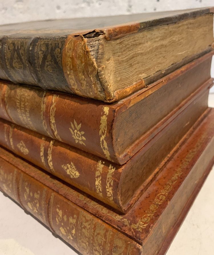 Liquor cellar and games box disguised as fake books, 20th century