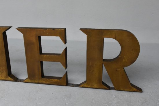             Schild für eine Juweliergeschäft-Frontseite Um 1950