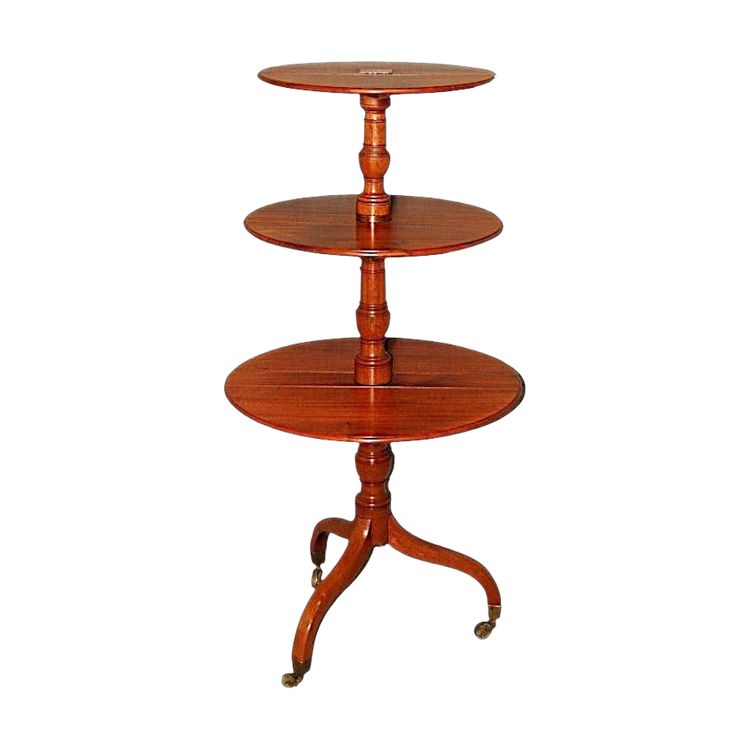 Guéridon Serviteur Muet En Acajou époque Directoire