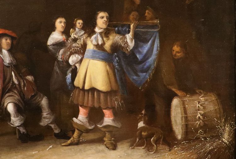 Guards With Bugler, Anthony Palamedesz (1601 - 1673) - Signed And Dated