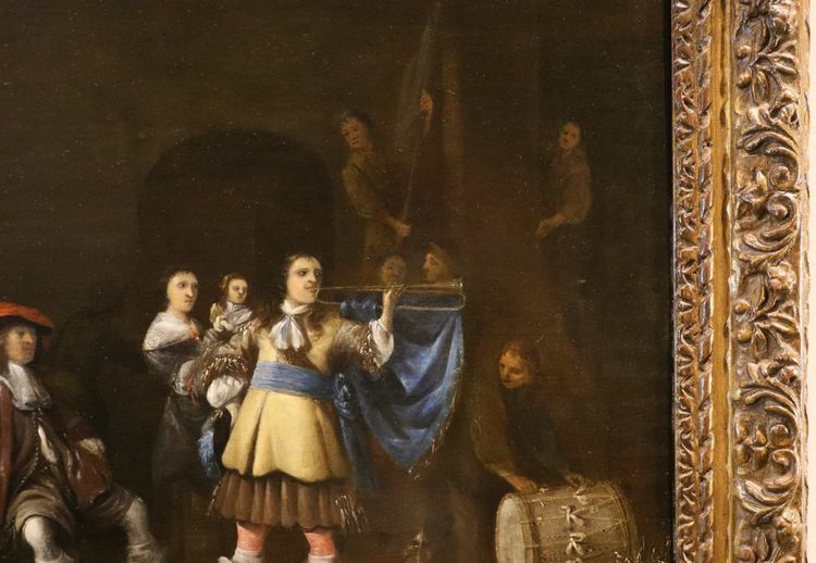 Guards With Bugler, Anthony Palamedesz (1601 - 1673) - Signed And Dated