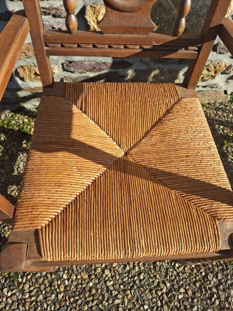 Pair of neo-Breton brutalist armchairs