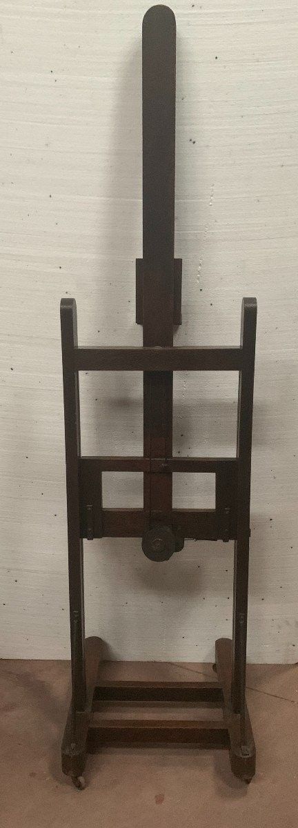 20th Century Solid Wood Rack and Pinion Easel