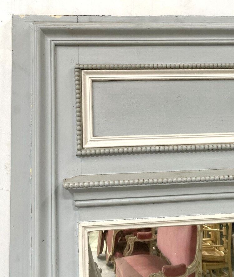Trumeau im Stil Ludwigs XVI. aus Holz und patiniertem Stuck, 20. Jahrhundert