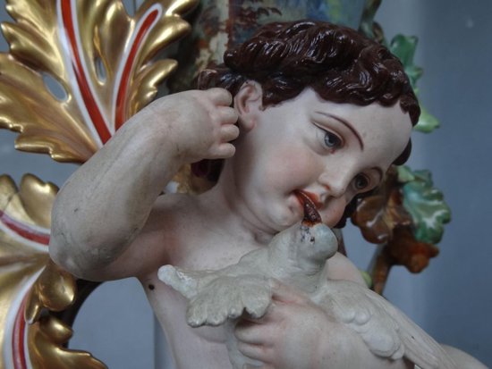 Rare porcelain vase from Paris in 1880