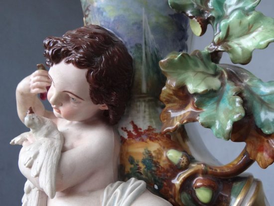 Rare porcelain vase from Paris in 1880