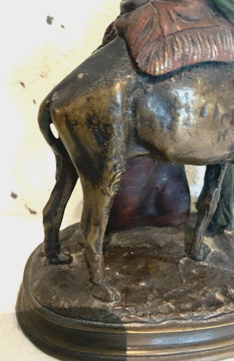 "KAUBA Carl" Orientalist Group in Patinated Bronze, 20th Century
