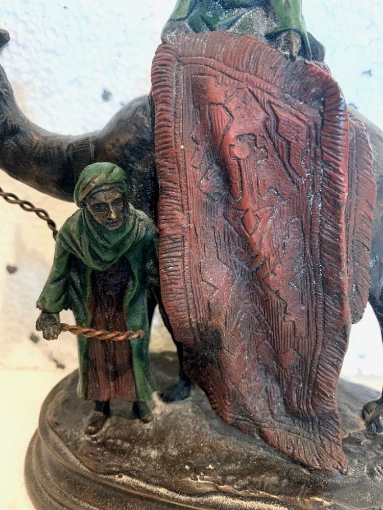 "KAUBA Carl" Orientalist Group in Patinated Bronze, 20th Century