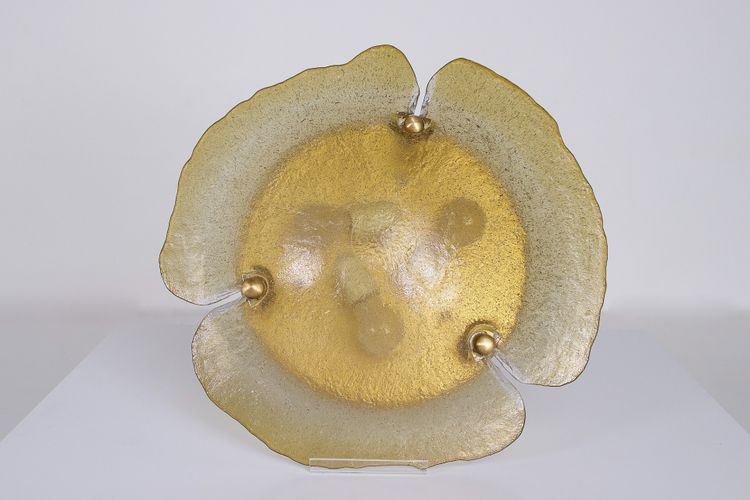 Amber Murano Glass Ceiling Light