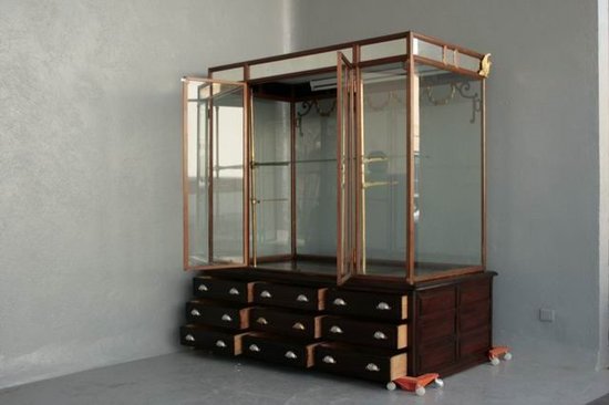 Importante Vitrine Napoléon III Fonte Bronze