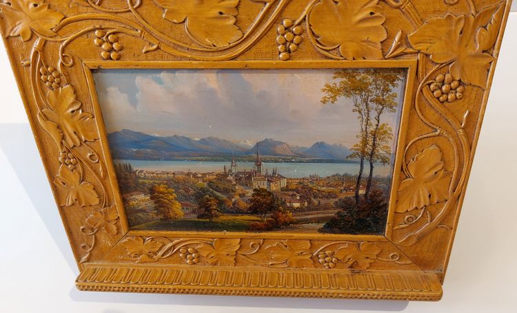 Lausanne - Schweiz - Öl auf Holz -
