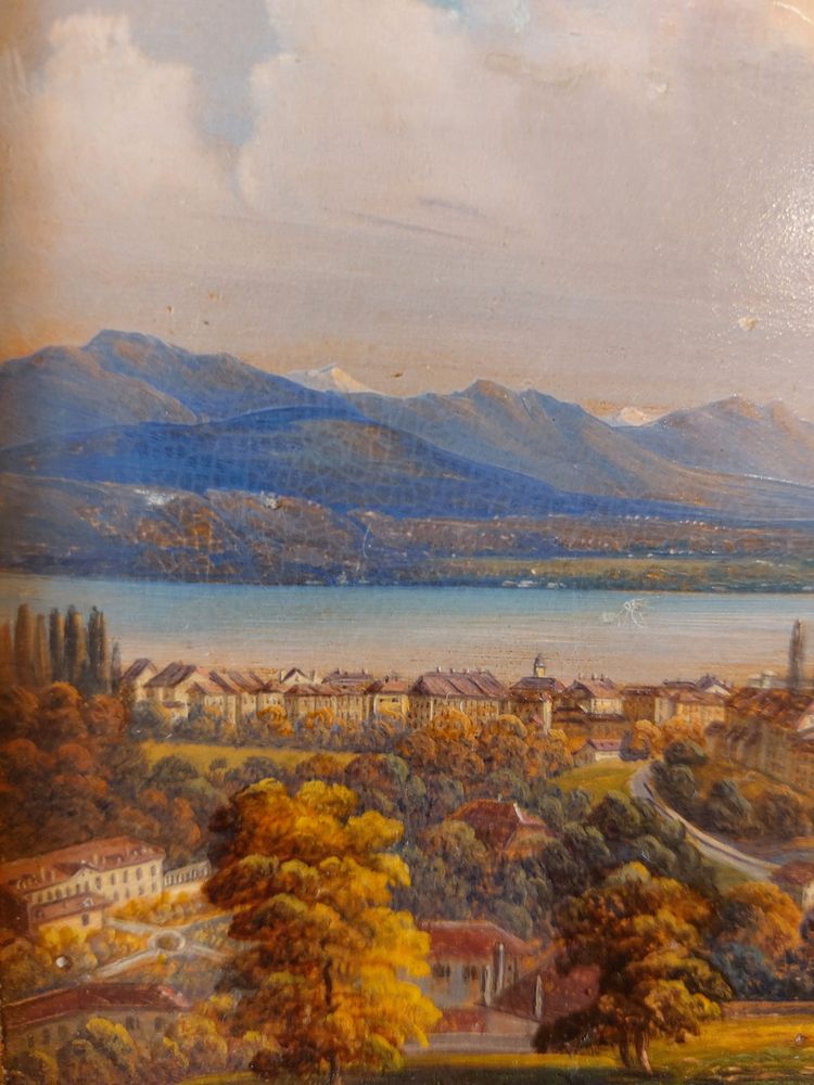 Lausanne - Schweiz - Öl auf Holz -