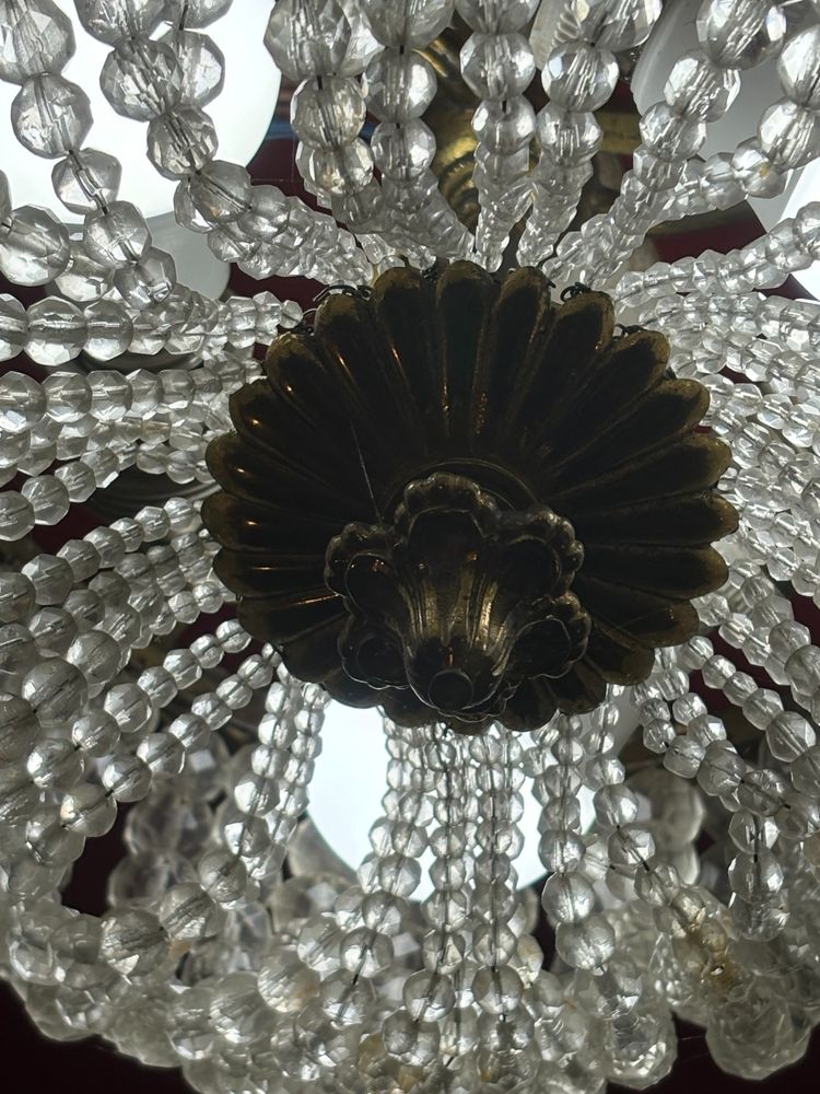 20th Century Basket Chandelier