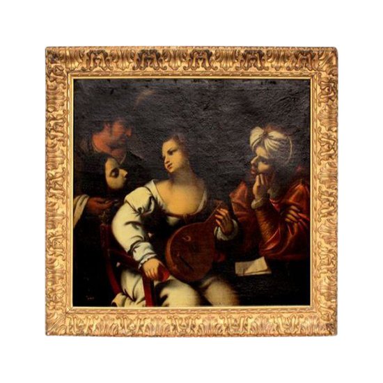 Huile Sur Toile Italienne XVIIIème Biblique Pietro Della  Vecchia Dit Pietro Muttoni