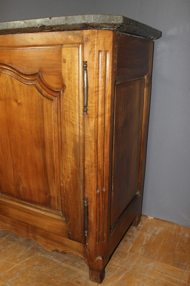 Credenza Luigi XV in pietra di noce