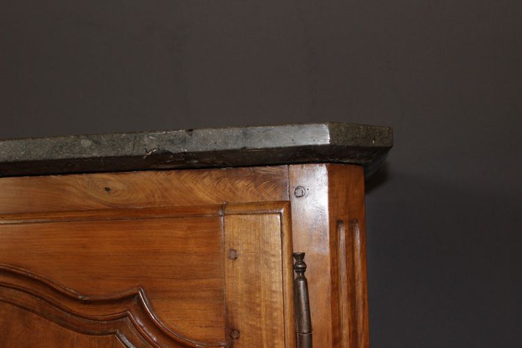 Credenza Luigi XV in pietra di noce