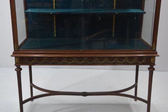 Vitrine d'Exposition époque 1900 De Style Louis XVI
