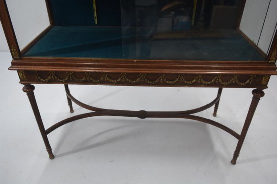 Vitrine d'Exposition époque 1900 De Style Louis XVI