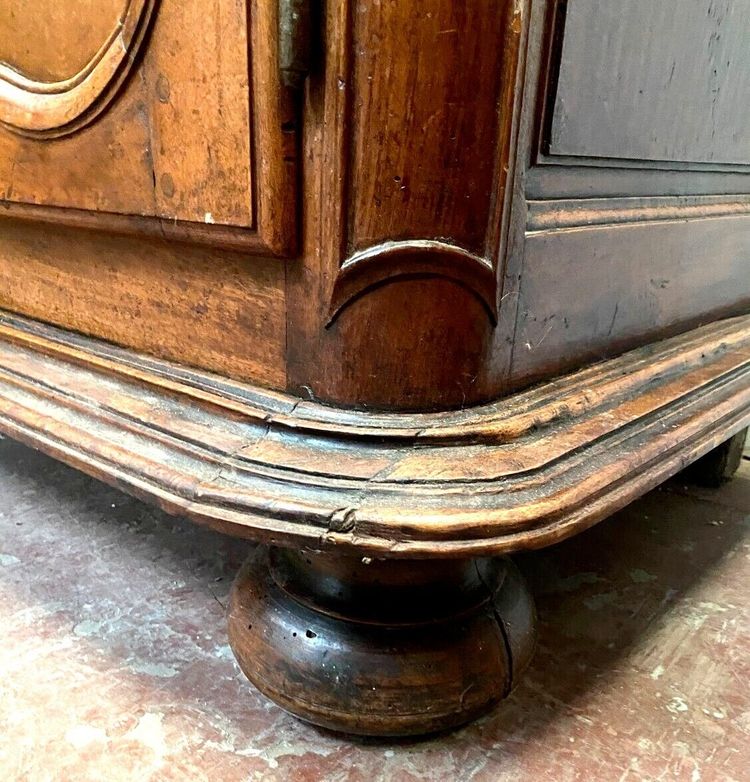 Louis XIV Style Solid Walnut Buffet XIX Century