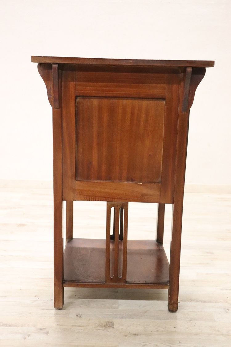 Wooden Art Nouveau Side Table