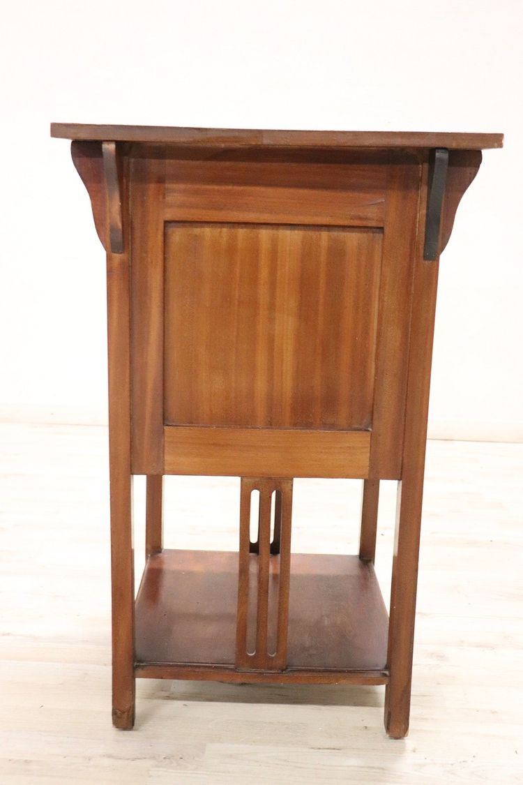 Wooden Art Nouveau Side Table