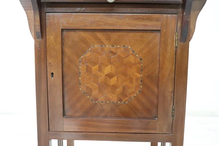 Wooden Art Nouveau Side Table