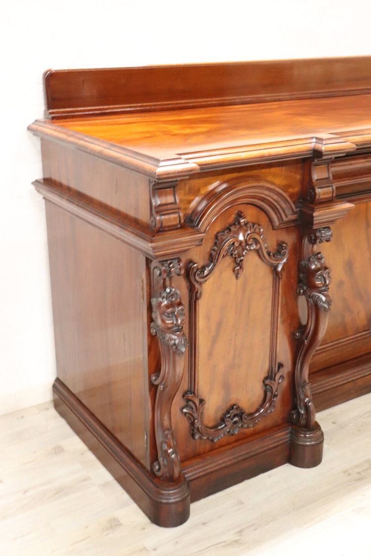 Buffet long en bois