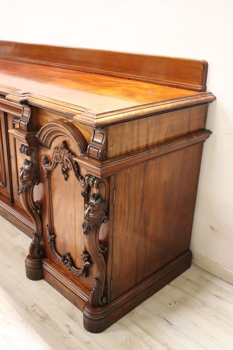 Buffet long en bois