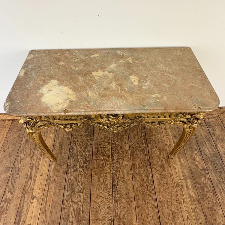 Gilded wood console 18th century