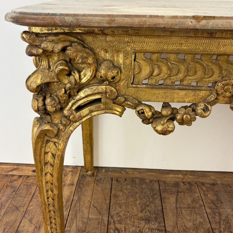 Gilded wood console 18th century