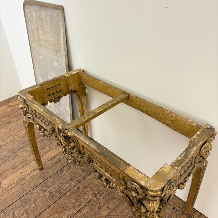 Gilded wood console 18th century