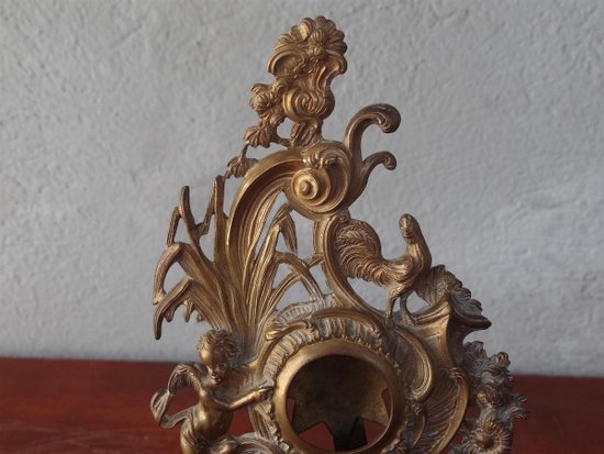 Porte Montre En Bronze d'époque Louis XIV