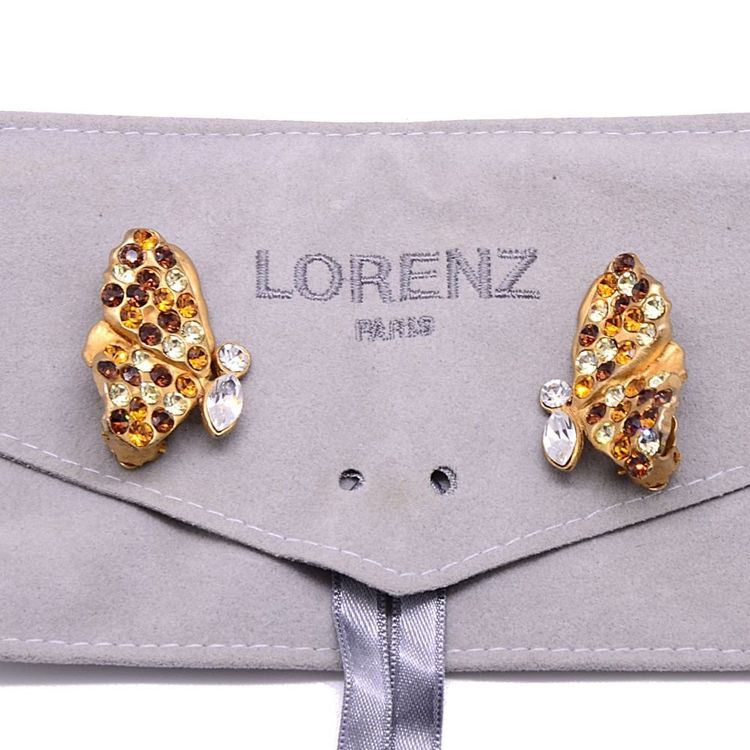 Lorenz Baümer - "Butterfly" earrings - Fantasy creation - 1990s