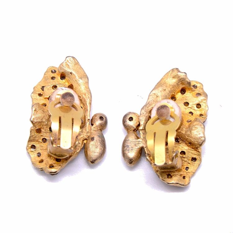 Lorenz Baümer - "Butterfly" earrings - Fantasy creation - 1990s