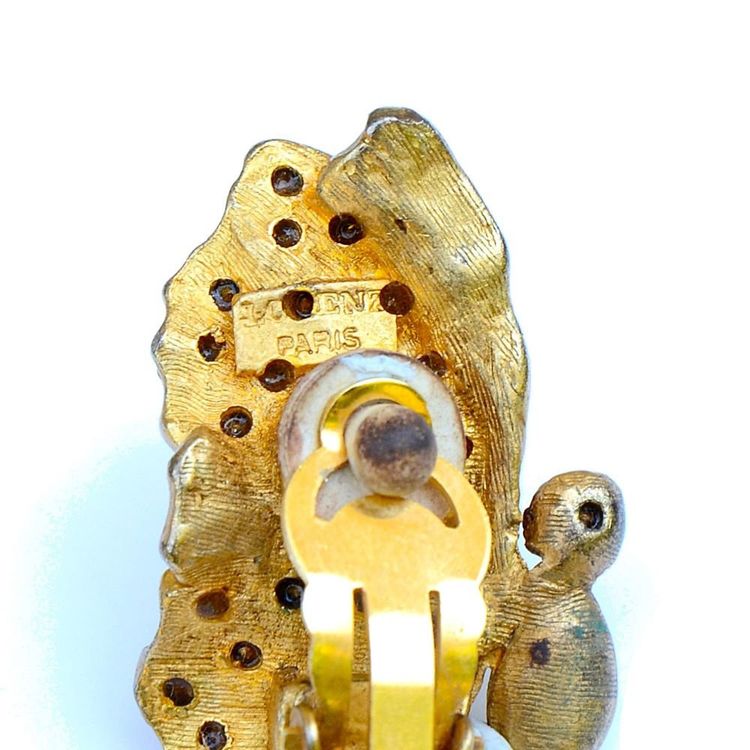 Lorenz Baümer - "Butterfly" earrings - Fantasy creation - 1990s