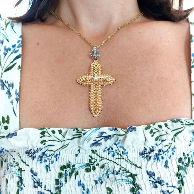 Large "Royal" Cross pendant