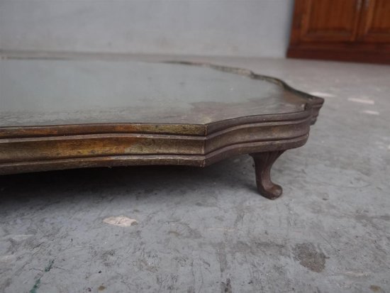 Surtout De Table Versilbertes Metall Epoche XVIII Jahrhundert