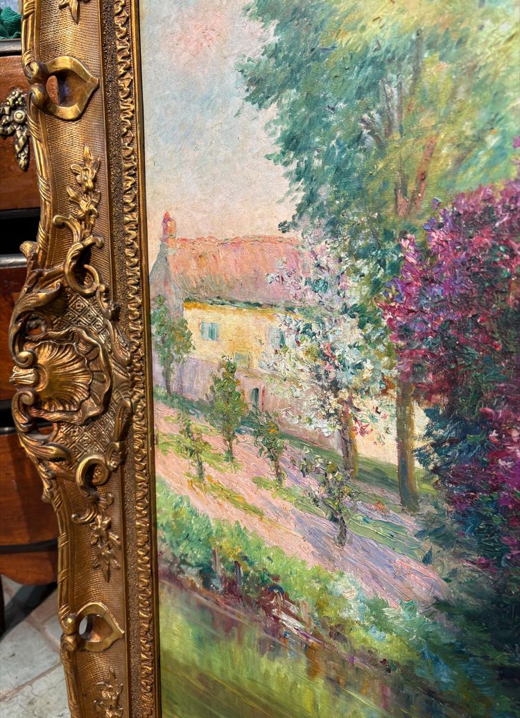 Double Oil On Canvas Dated and Signed