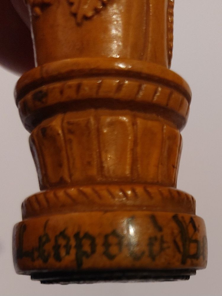 Stempel aus Buchsbaumholz 1882