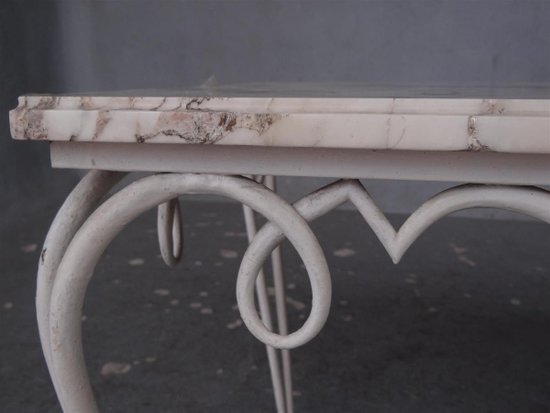 Table Fer Forgé époque 1940  De René Prou