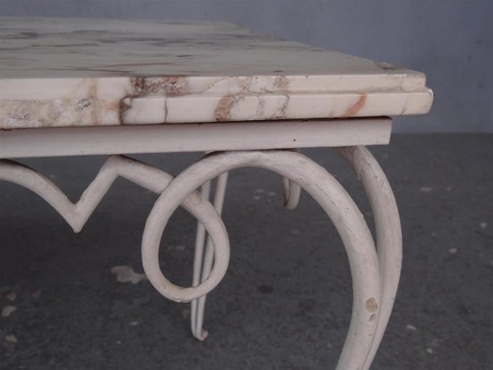 Table Fer Forgé époque 1940  De René Prou