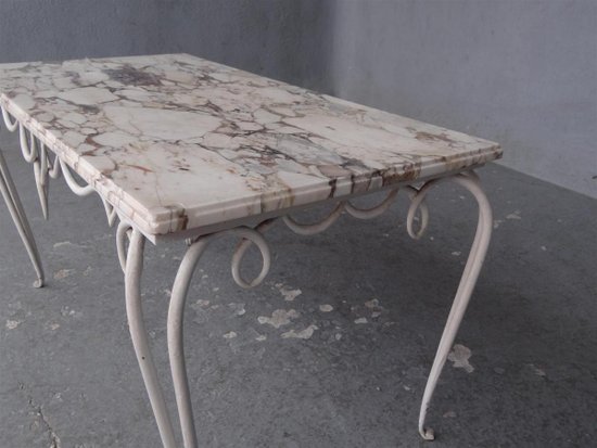 Table Fer Forgé époque 1940  De René Prou