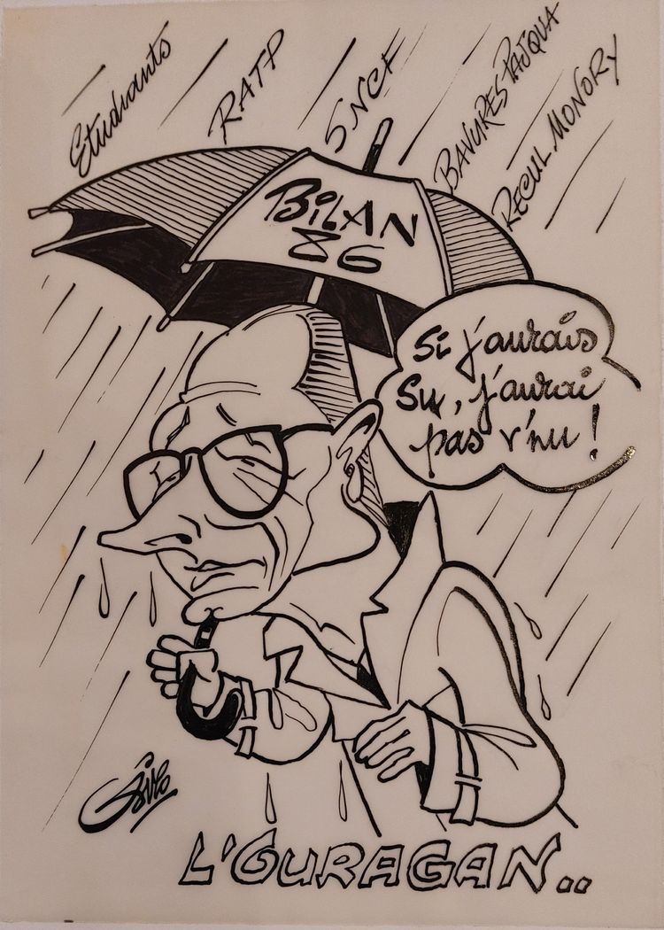 SIRO - 2 Original drawings - Jacques Chirac