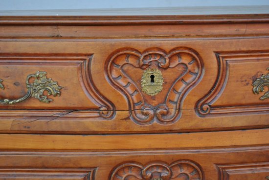 Cassettone in noce d'epoca Luigi XV