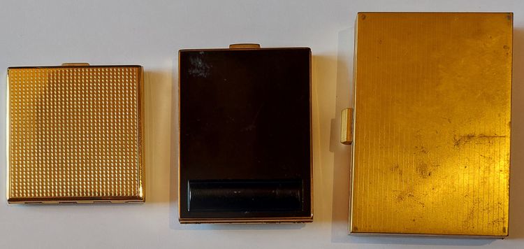 1950s Fashion: Three Powder Compacts