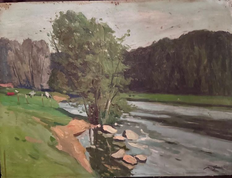 Bord de Loire vers 1930