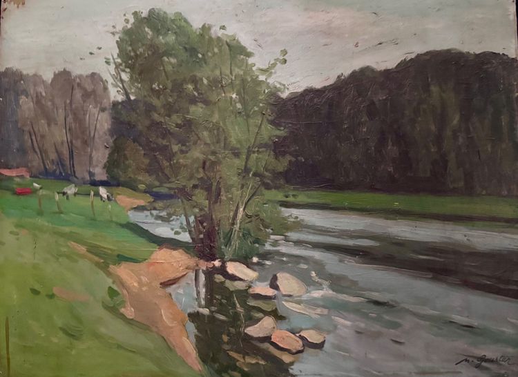 Bord de Loire vers 1930